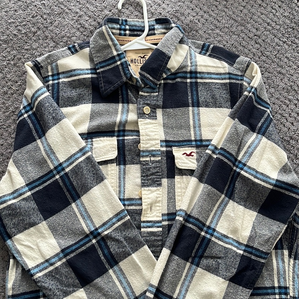 Hollister brand flannel shirt